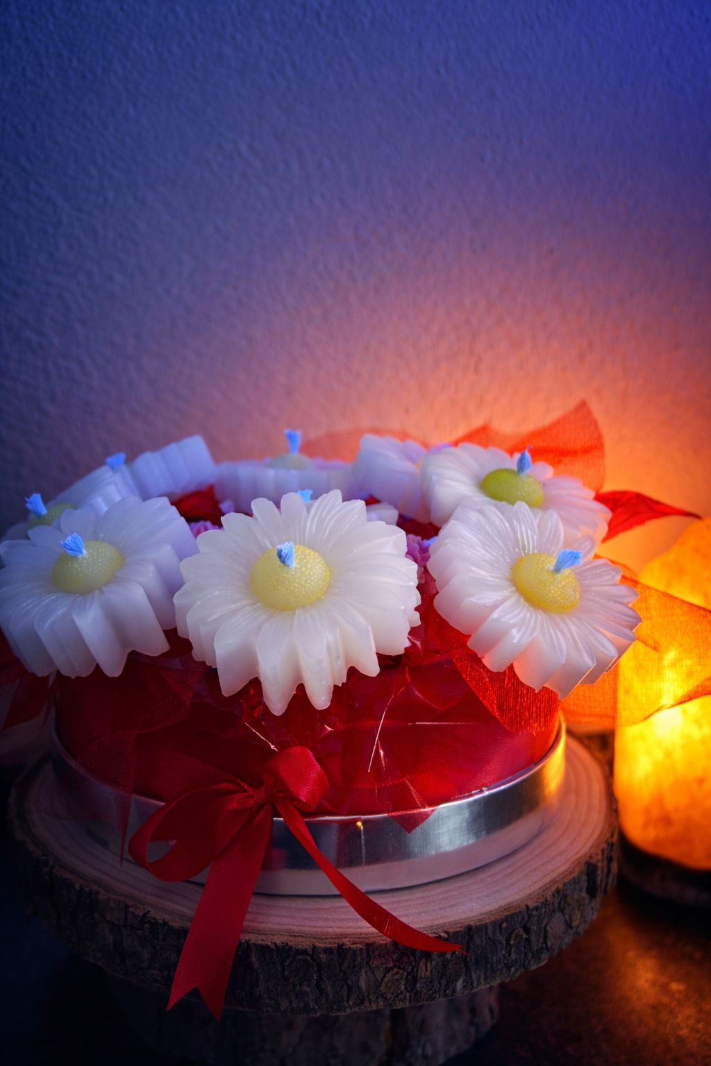 Caixa Buquê de Flores Flutuantes