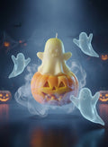Vela Halloween Abóbora Fantasma