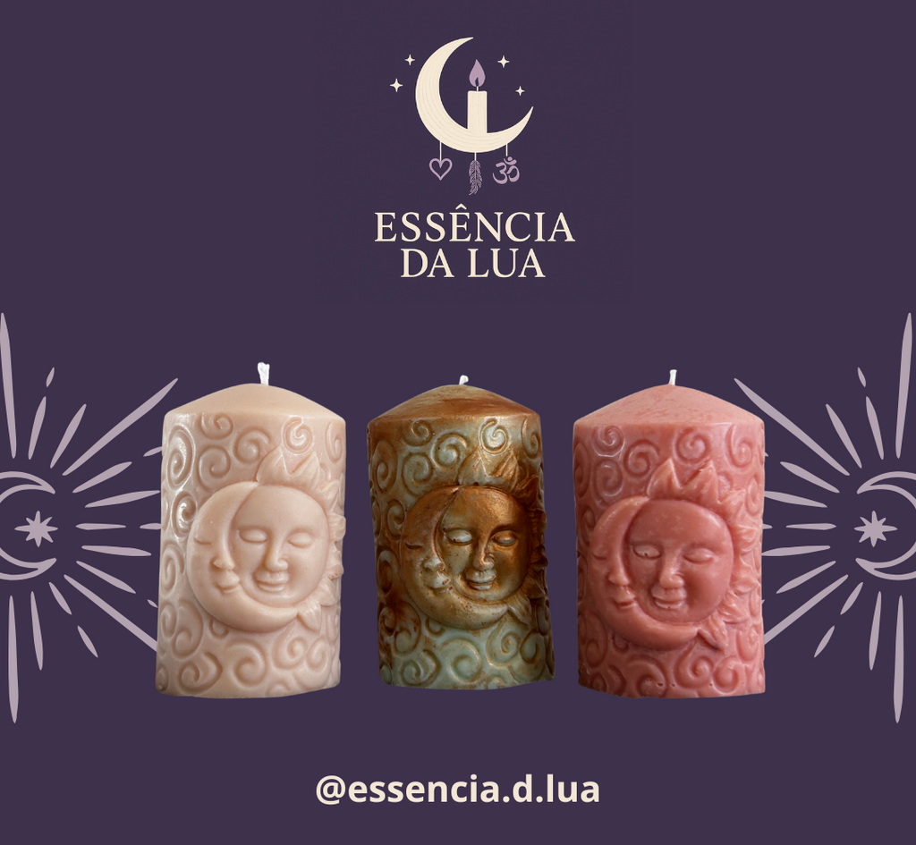 Vela Pilar Sol e Lua