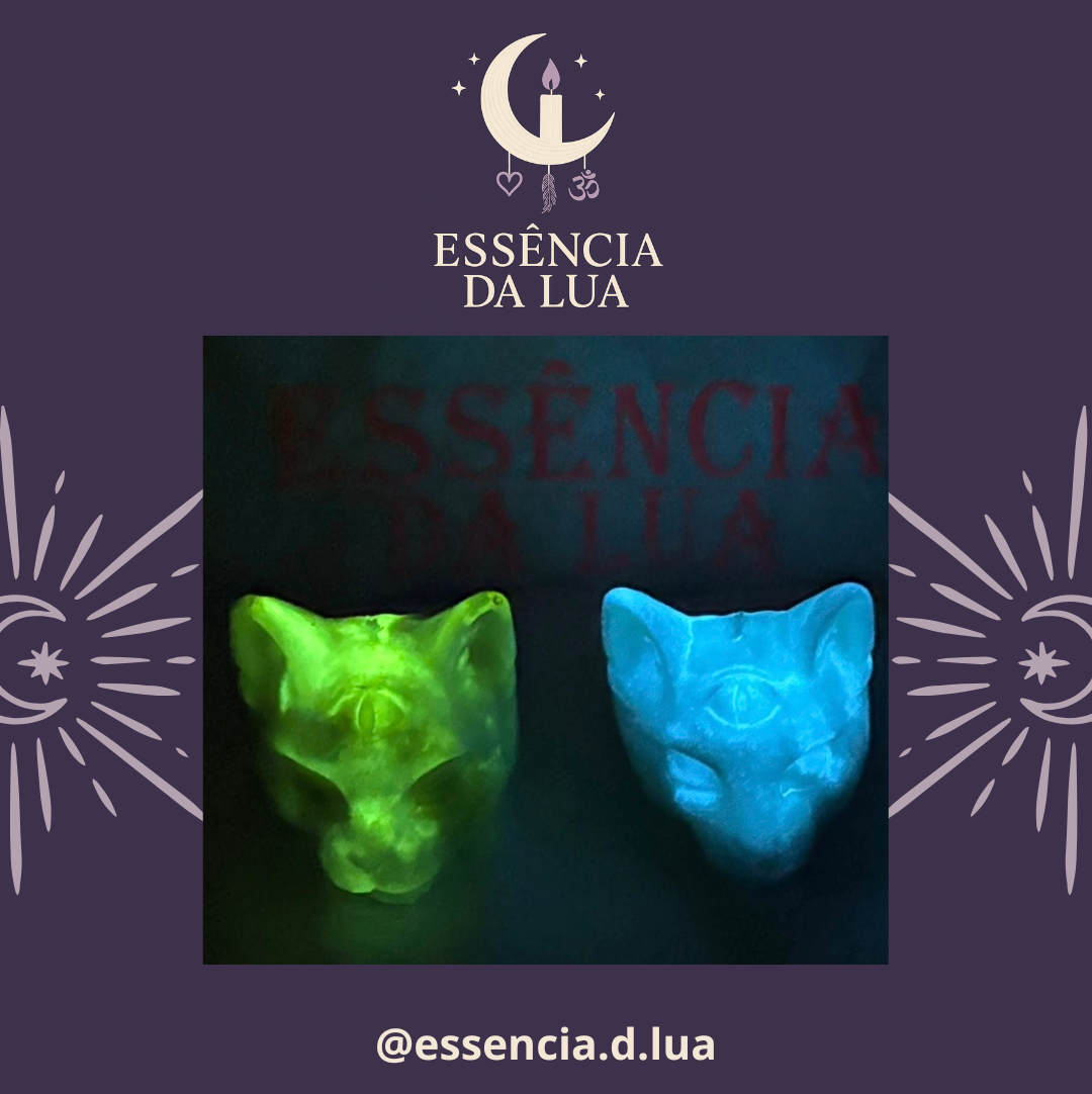 Vela Gato Cósmico Neon