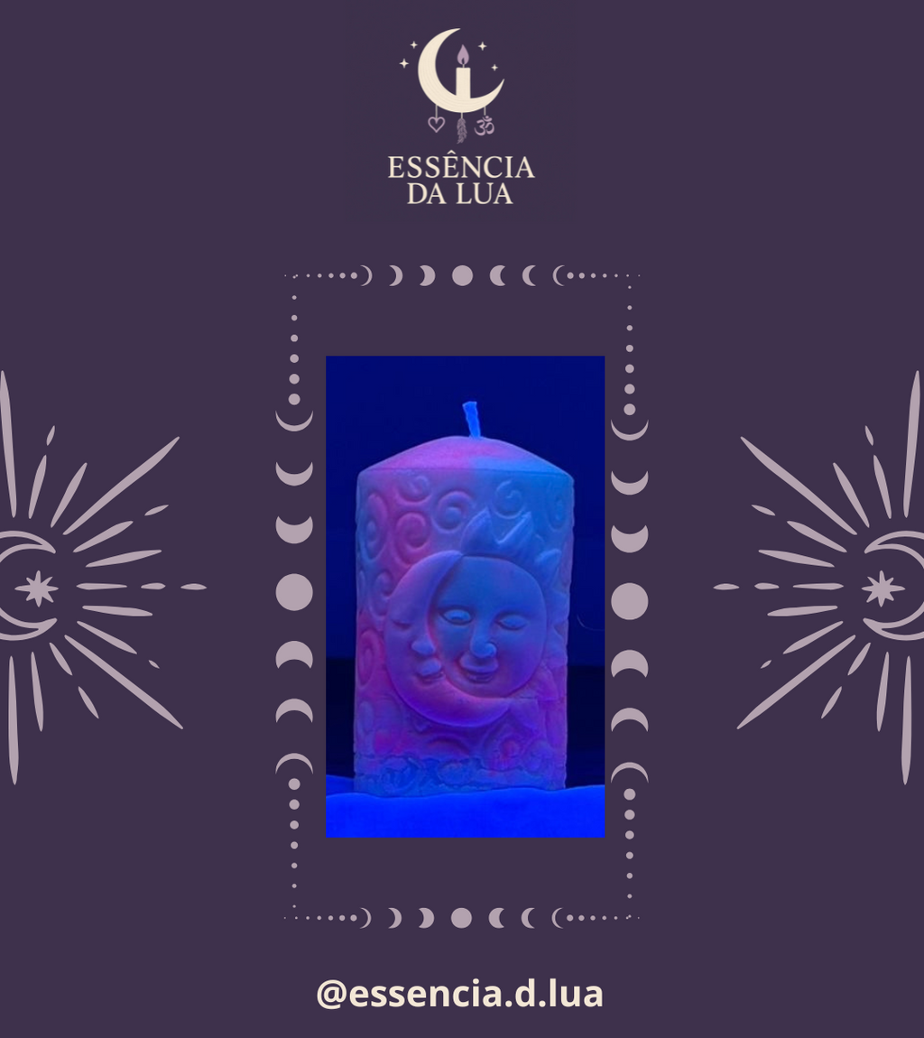 Vela Pilar Sol e Lua